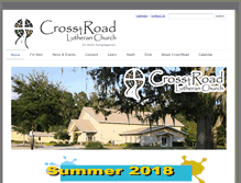 Tablet Screenshot of crossroadlutheran.com